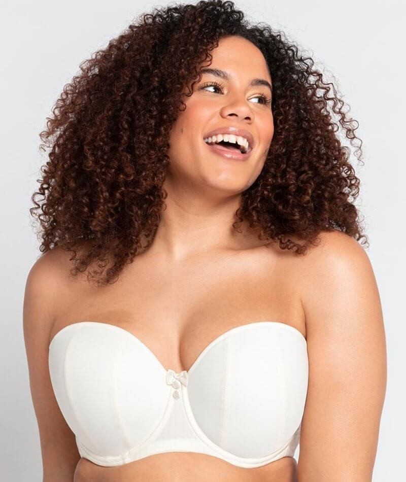 Curvy Kate Luxe Strapless Bra Pearl Ivory – Curvy Kate UK