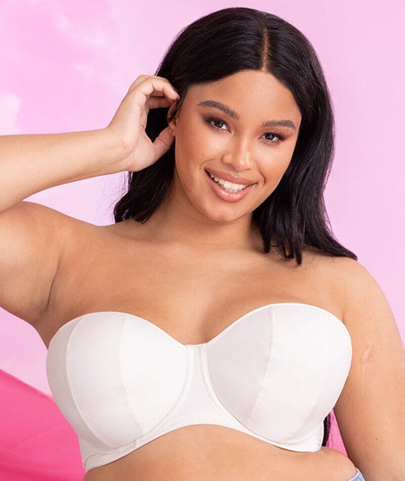 Curvy Kate Luxe Strapless Bra - Pearl Ivory - Curvy Bras