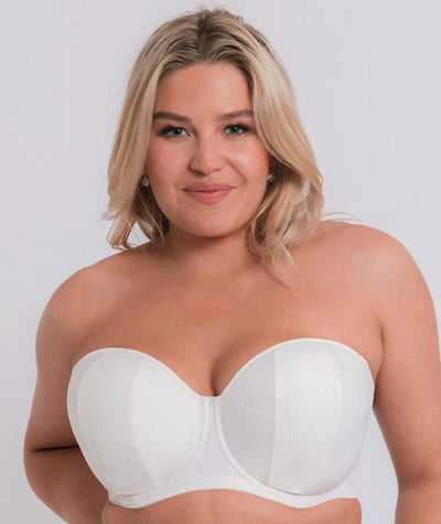 Curvy Kate Luxe Strapless Bra - Pearl Ivory Bras