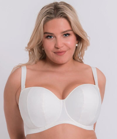 Curvy Kate Luxe Strapless Bra Pearl Ivory – Curvy Kate UK