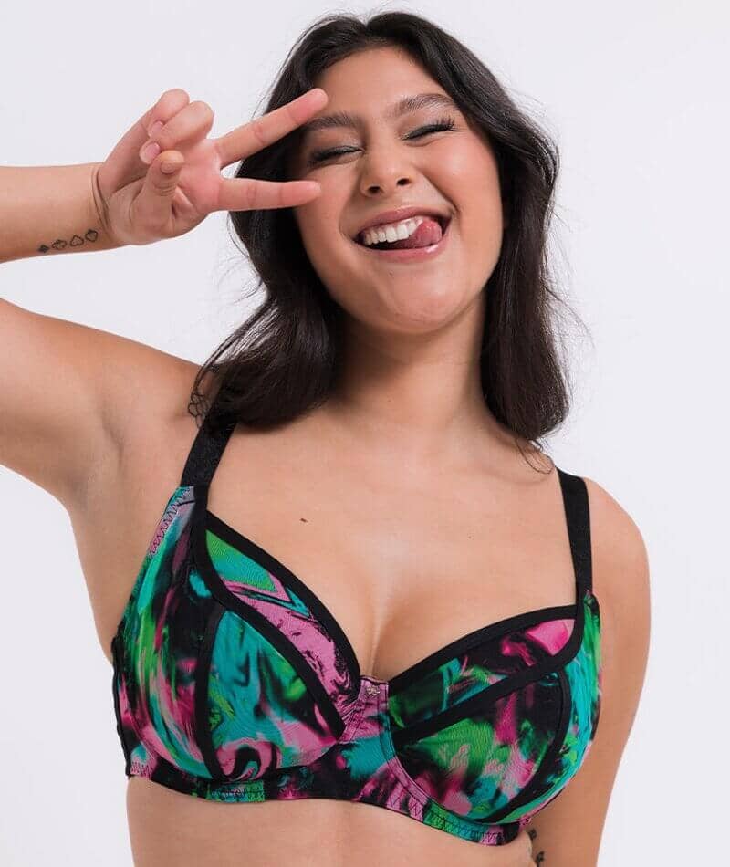 Curvy Kate Boost In Bloom Padded Balcony Bra Print Mix, 56% OFF