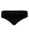 Curvy Kate Sheer Class Deep Foldover Brief - Black Swim