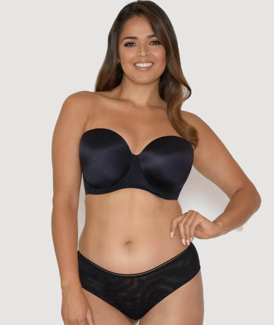 Curvy Kate Smoothie Strapless Moulded Bra - Black - Curvy Bras