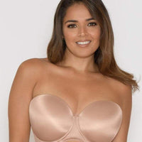 Curvy Kate Smoothie Strapless Moulded Bra - Latte