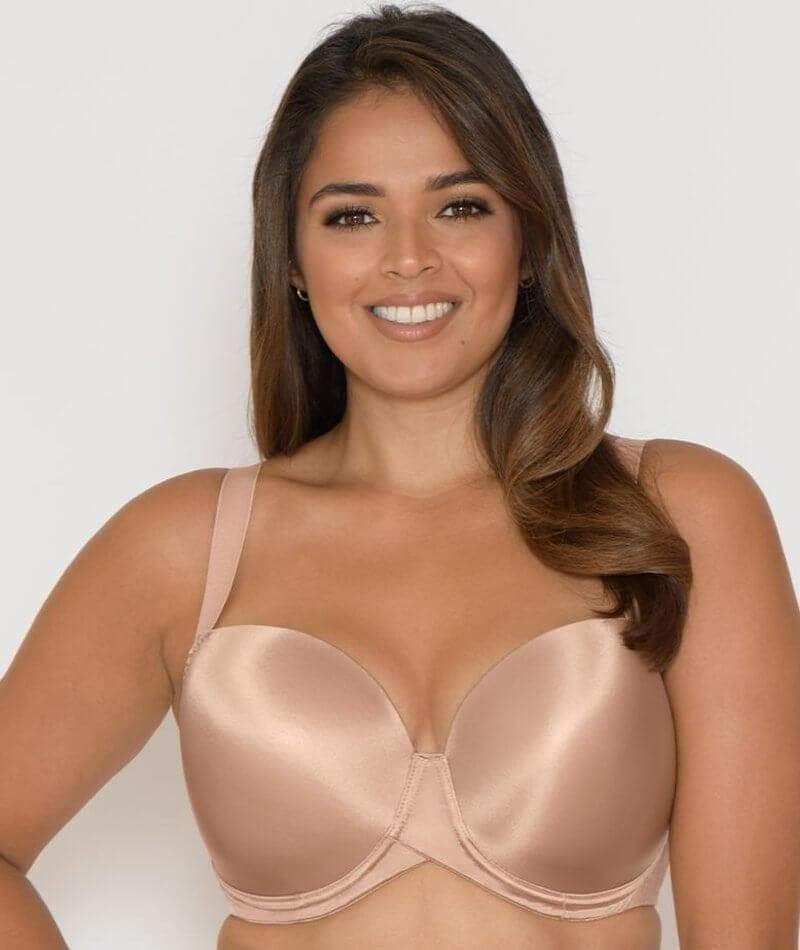 Curvy Kate Smoothie T-Shirt Balcony Moulded Bra - Latte