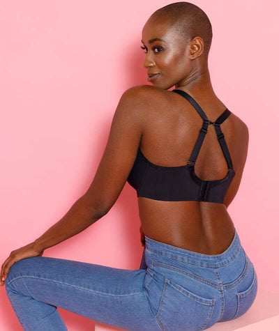 Curvy Kate Smoothie T-Shirt Plunge Bra - Black Bras