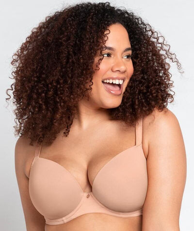 Curvy Kate Women's Smoothie Soul Plunge T-Shirt Bra, Latte, 30E :  : Clothing, Shoes & Accessories