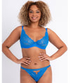 Curvy Kate Stand Out Thong - Electric Blue Knickers