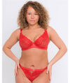 Curvy Kate Stand Out Thong - Fiery Red Knickers