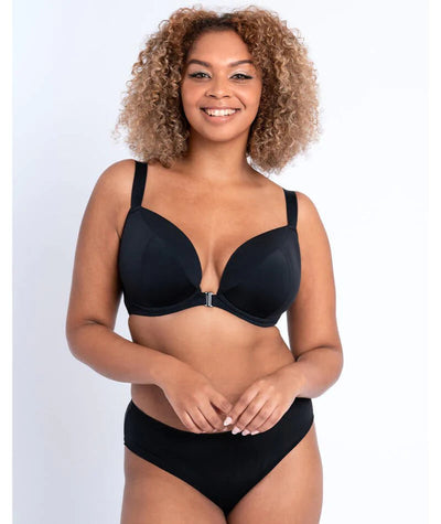 Curvy Kate Superplunge Kiss Padded Plunge Bra - Black Bras