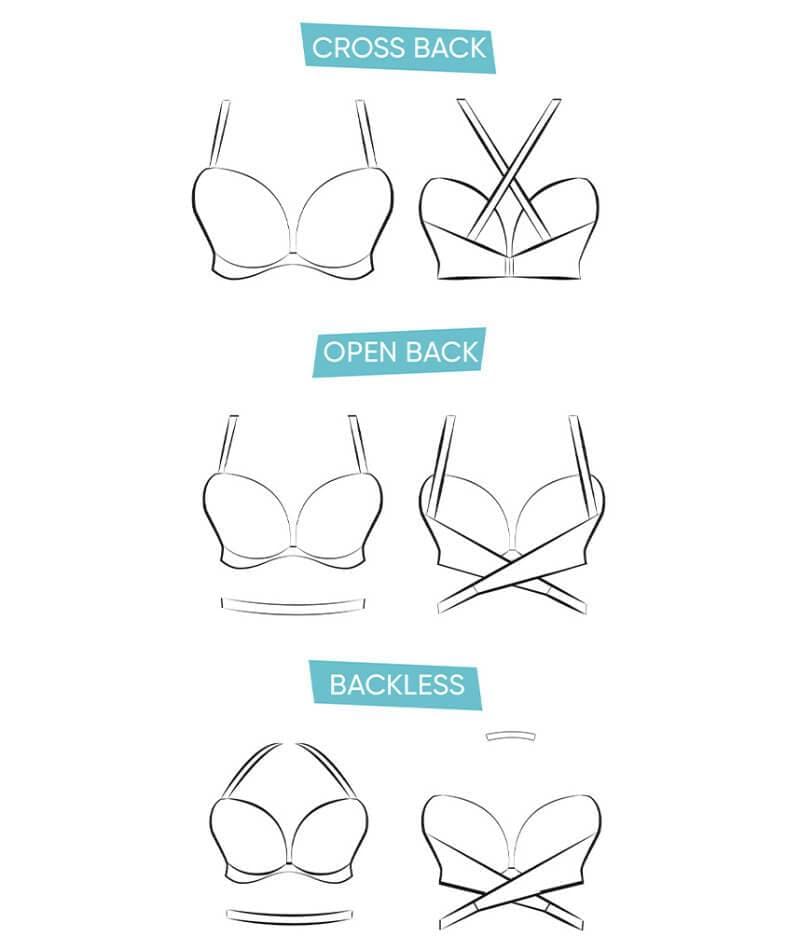 Curvy Kate SuperPlunge Multiway Plunge Bra - Black Bras