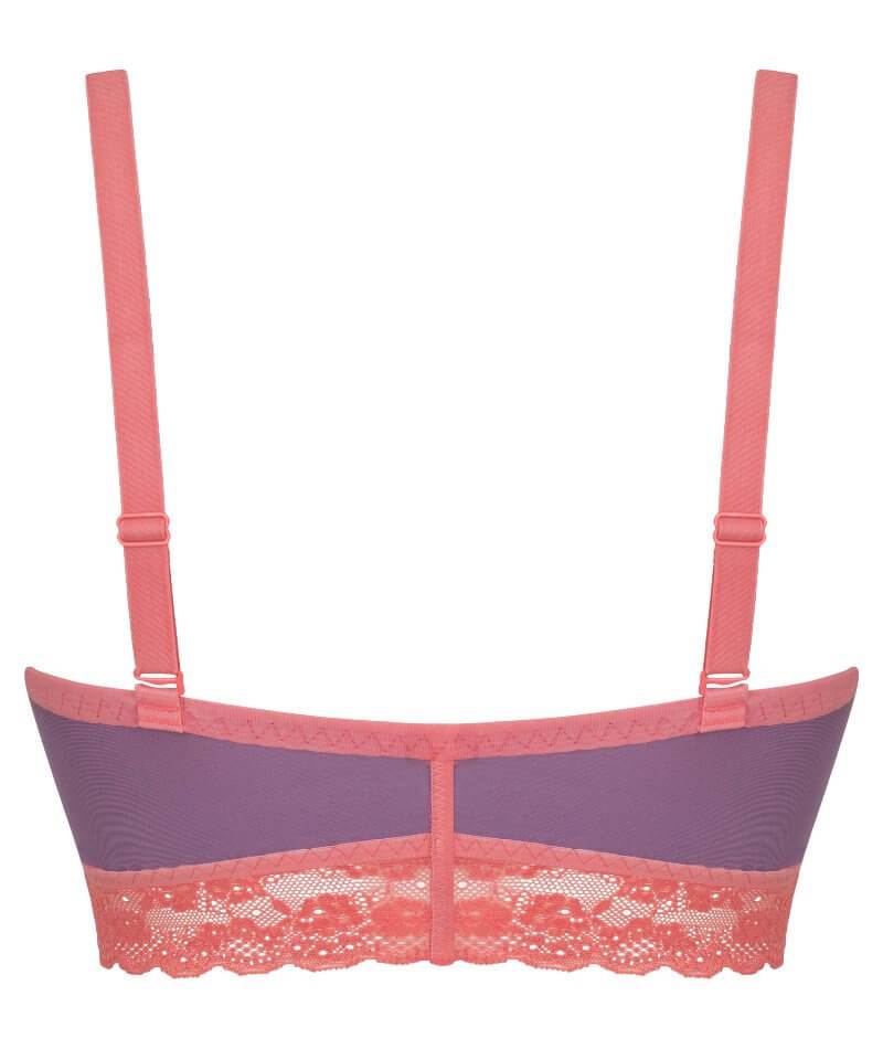 Curvy Kate Twice the Fun Reversible Wire-free Bralette - Pink