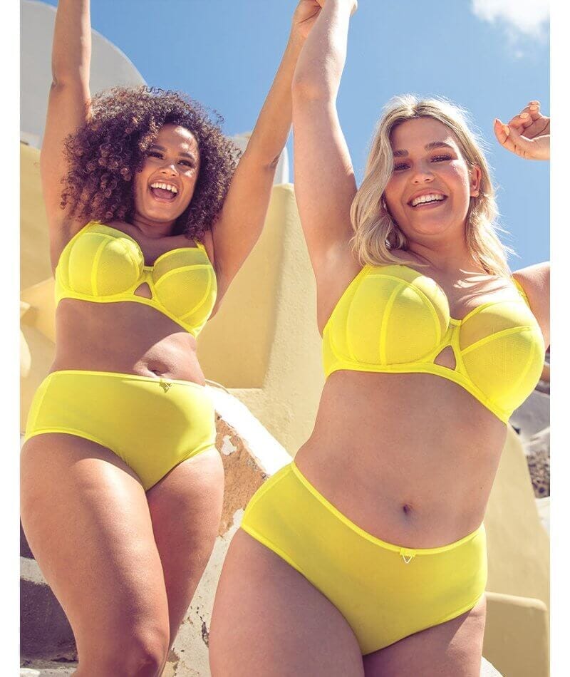 Curvy Kate Victory Balcony Bra - Citron Yellow Bras