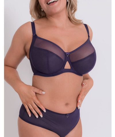 Curvy Kate Victory Balcony Bra - Deep Purple Bras