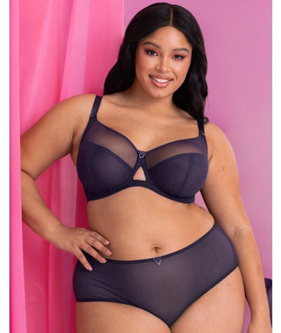 Curvy Kate Victory Balcony Bra - Deep Purple Bras