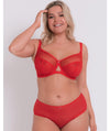 Curvy Kate Victory Balcony Bra - Poppy Red Bras