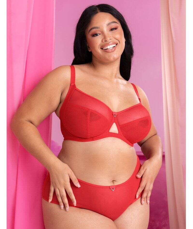 Curvy Kate Victory Short - Poppy Red Knickers