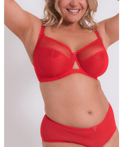 Curvy Kate Victory Balcony Bra - Poppy Red Bras