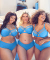 Curvy Kate Victory Polka Balcony Bra - Blue Bras