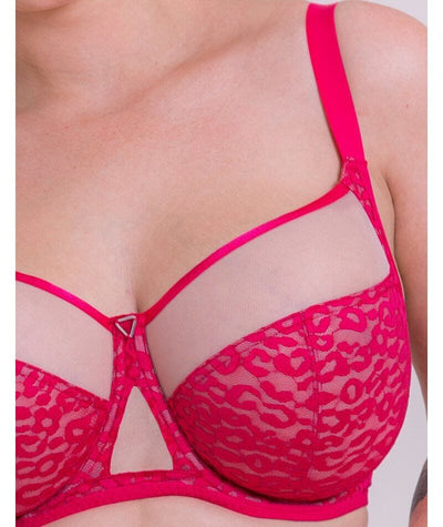 Curvy Kate Victory Wild Balcony Bra - Hot Pink/ Blush Bras