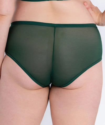 Curvy Kate Wonderfully Short - Forest Green Knickers