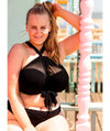 Curvy Kate Wrapsody Bandeau One Piece Swimsuit - Black Swim