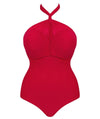 Curvy Kate Wrapsody Bandeau One Piece Swimsuit - Red Swim