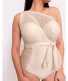 Curvy Kate Wrapsody Bandeau Swimsuit - Oyster Swim