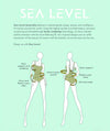 Sea Level Sorrento Stripe Long Sleeved Rash Vest - Full Zipper - Red Swim