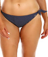 Capriosca Tie Side Pant - Navy and White Dots Swim 6