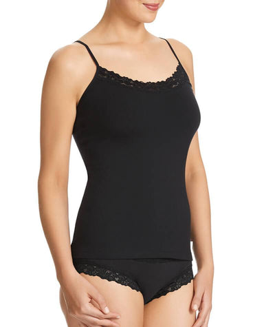 Jockey Parisienne Cotton Camisole - Black Sleep / Lounge