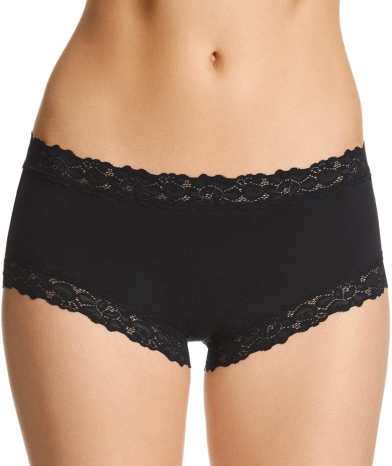 Jockey Parisienne Cotton Boyleg - Black Knickers 4 