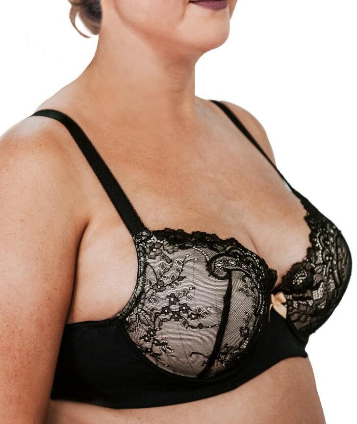 Lady Emprezz Rizzo Padded Shaping Bra - Black/Nude Bras