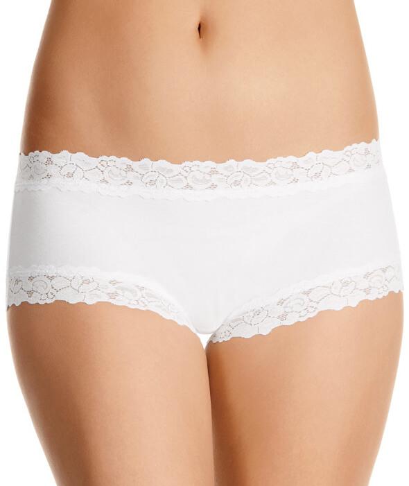 Jockey Parisienne Cotton Boyleg - White Knickers 4 