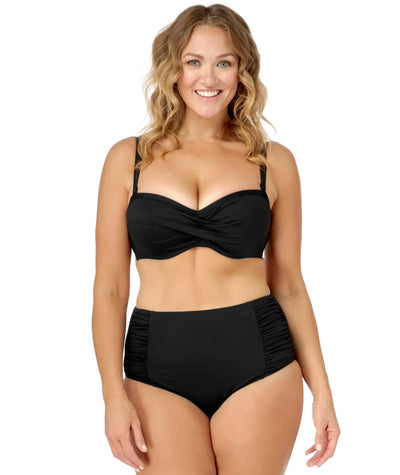 Artesands Plains High Waist Brief - Black Swim