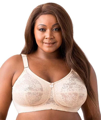 Elila Embroidered Lace Non-Underwired Bra - Nude Bras 36D Nude