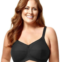 Elila Cotton Cup Wire-free Nursing Bra - Black