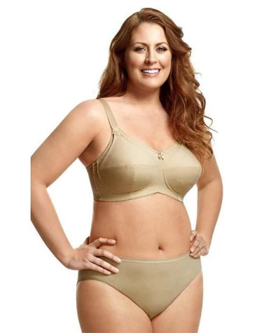 Elila Cotton Cup Wire Free Nursing Bra - Nude Bras