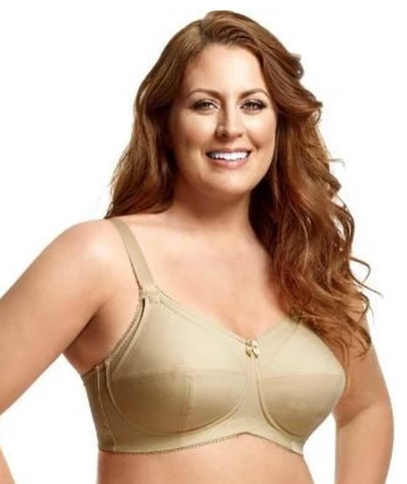 Elila Cotton Cup Wire-free Nursing Bra - Nude - Curvy Bras