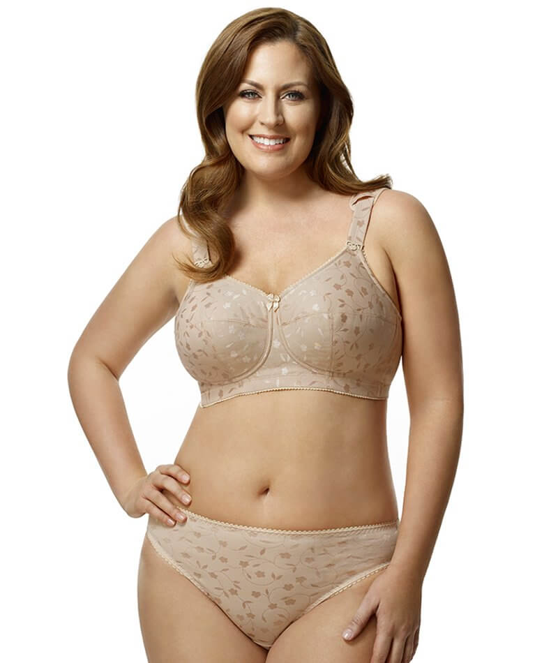 Elila Jacquard Brief - Nude Knickers