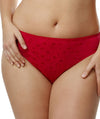 Elila Jacquard Brief - Red Knickers 2XL