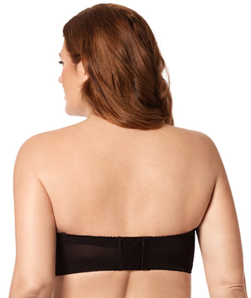 Elila Molded Spacer Underwired Strapless Bra - Black - Curvy Bras Elila Molded Spacer Underwired Strapless Bra - Black - Curvy Bras
