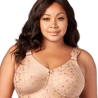 Elila Jacquard Wire-free Bra - Mocha