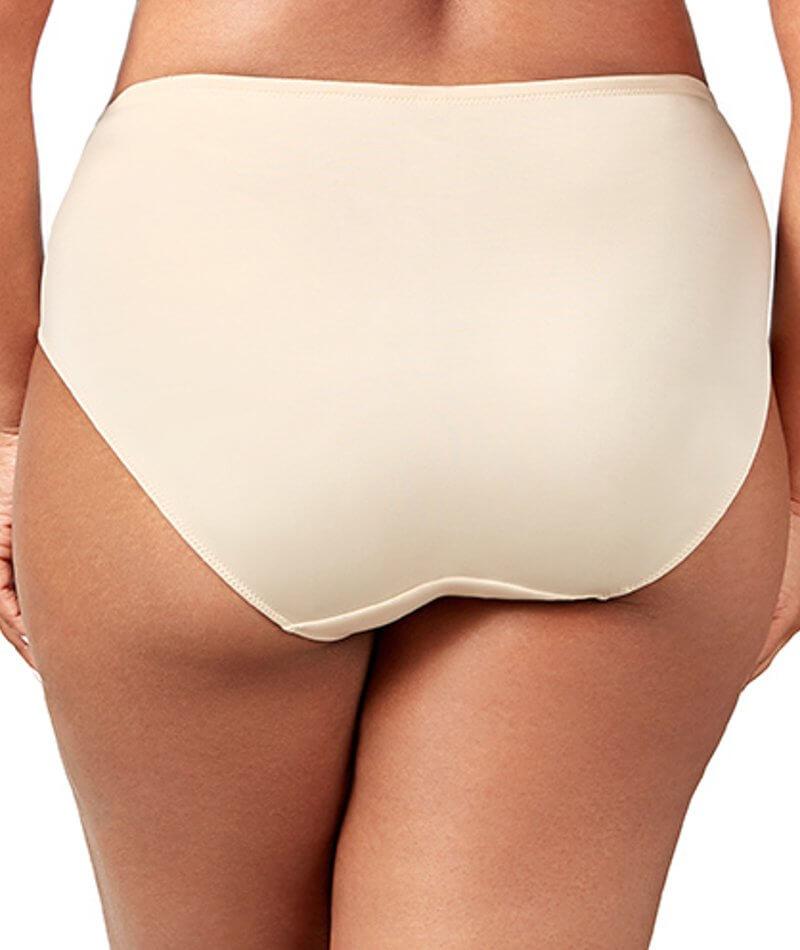 Elila Swiss Embroidered Microfiber Panty - Nude - Curvy Bras