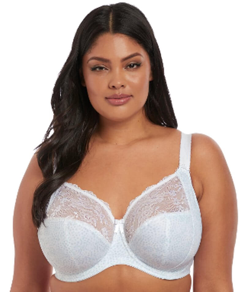 Elomi Morgan Underwire Banded Bra - White Bras 32J White