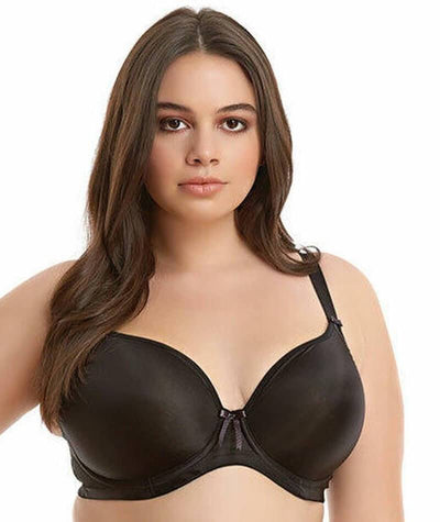 Elomi Bijou Underwire Banded Moulded Bra - Black Bras 34G Black