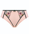 Elomi Carrie High Leg Brief - Ballet Pink Knickers