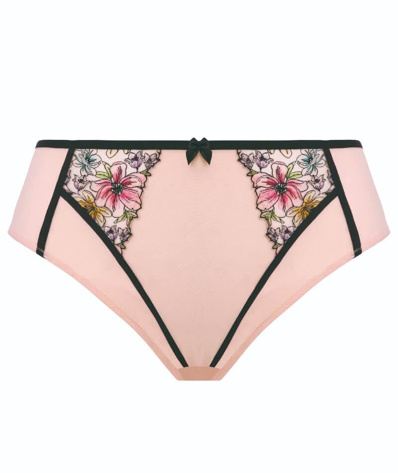 Elomi Carrie High Leg Brief - Ballet Pink Knickers