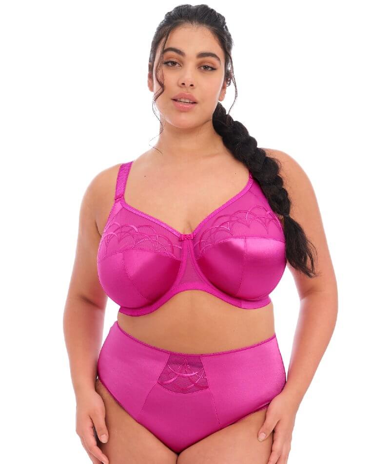 adviicd Under Outfit Bras for Women Women's Plus Size Cate Underwire Full  Cup Banded Bra Pink 95C 