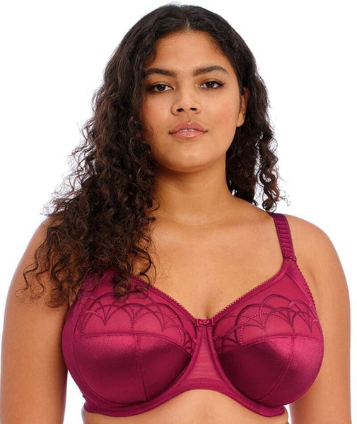 Elomi Cate UW Full Cup Banded Bra #4030 UK Sizes DD thru K in Raisin Elomi Cate UW Full Cup Banded Bra #4030 UK Sizes DD thru K in Raisin